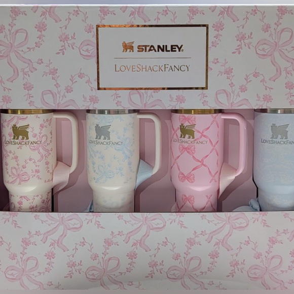 Stanley Other - Stanley LoveShackFancy - Set of 4 Ornaments
